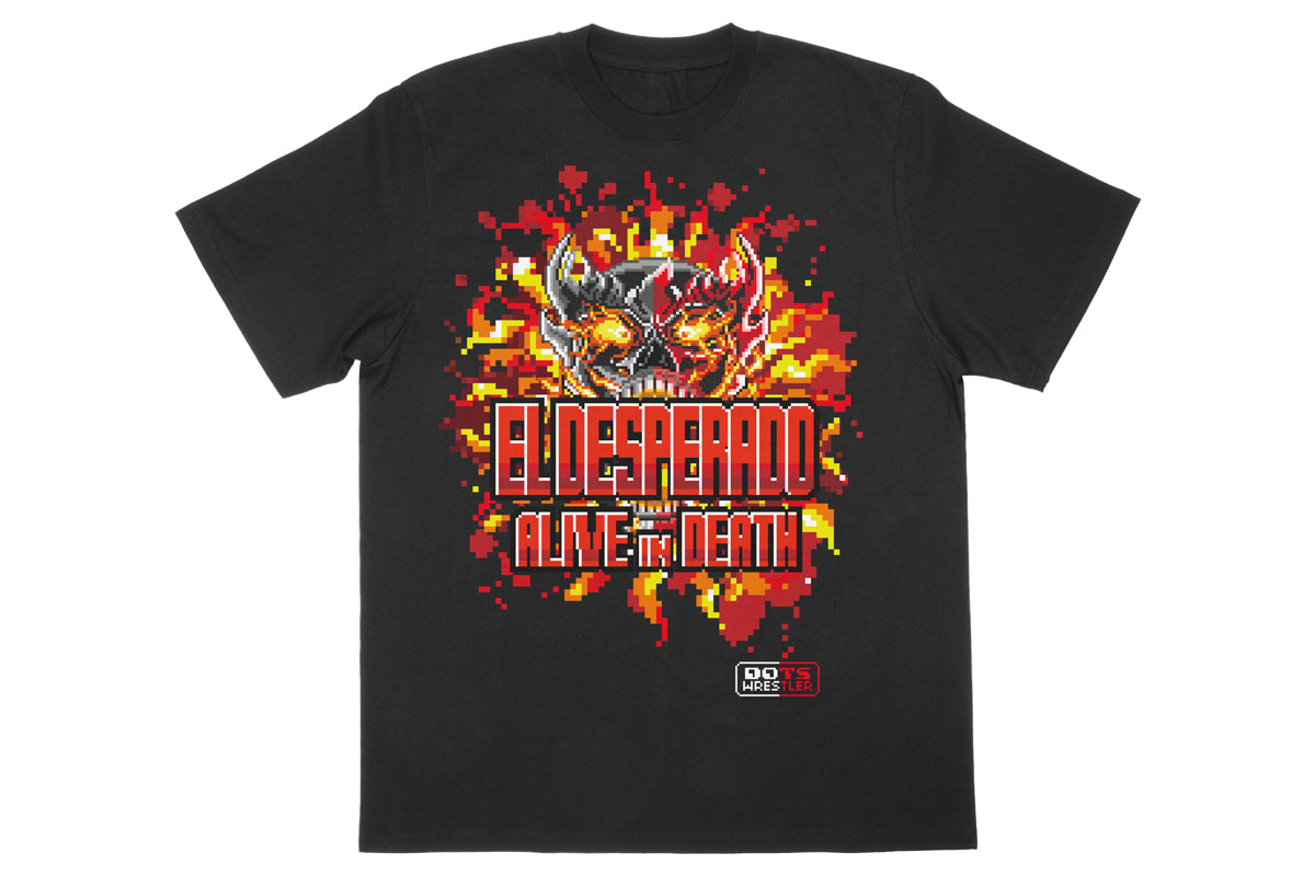 エル・デスペラード「dotswrestler」Tシャツ(ALIVE IN DEATH)