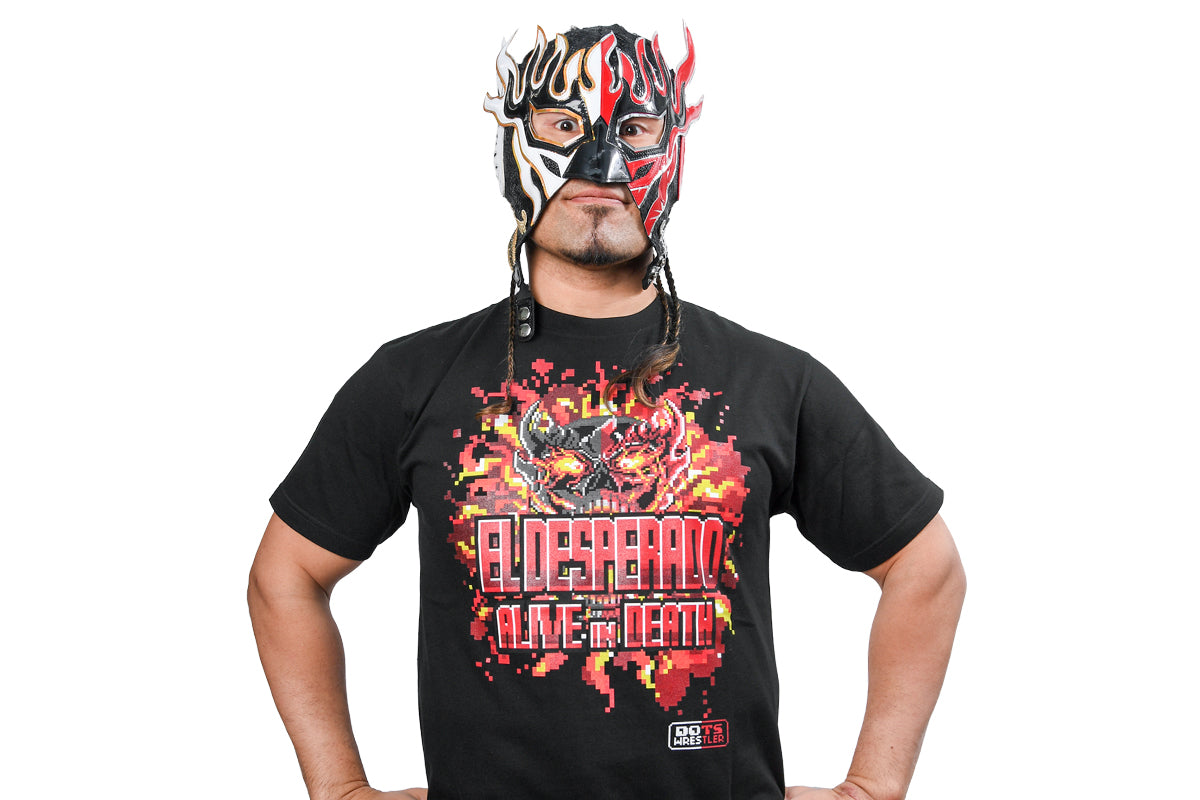 エル・デスペラード「dotswrestler」Tシャツ(ALIVE IN DEATH)