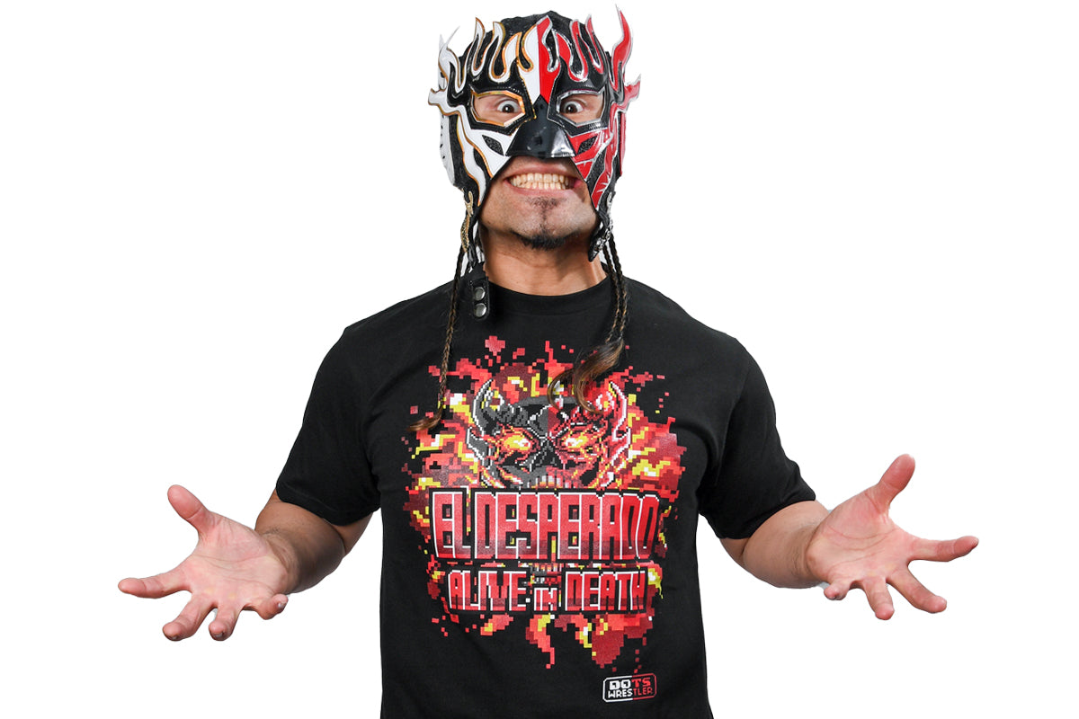 エル・デスペラード「dotswrestler」Tシャツ(ALIVE IN DEATH)