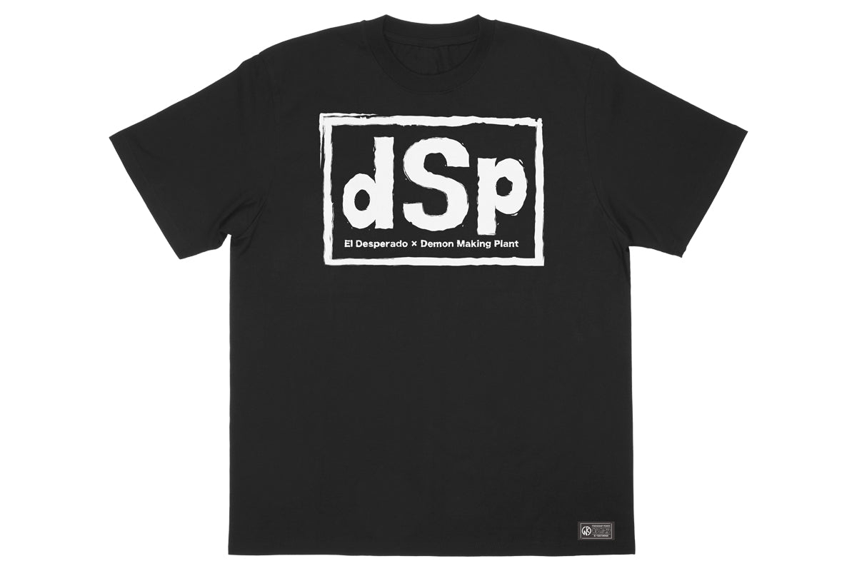 キン肉マン二世コラボ エル・デスペラード×d.M.p Tシャツ（ブラック×ホワイト）