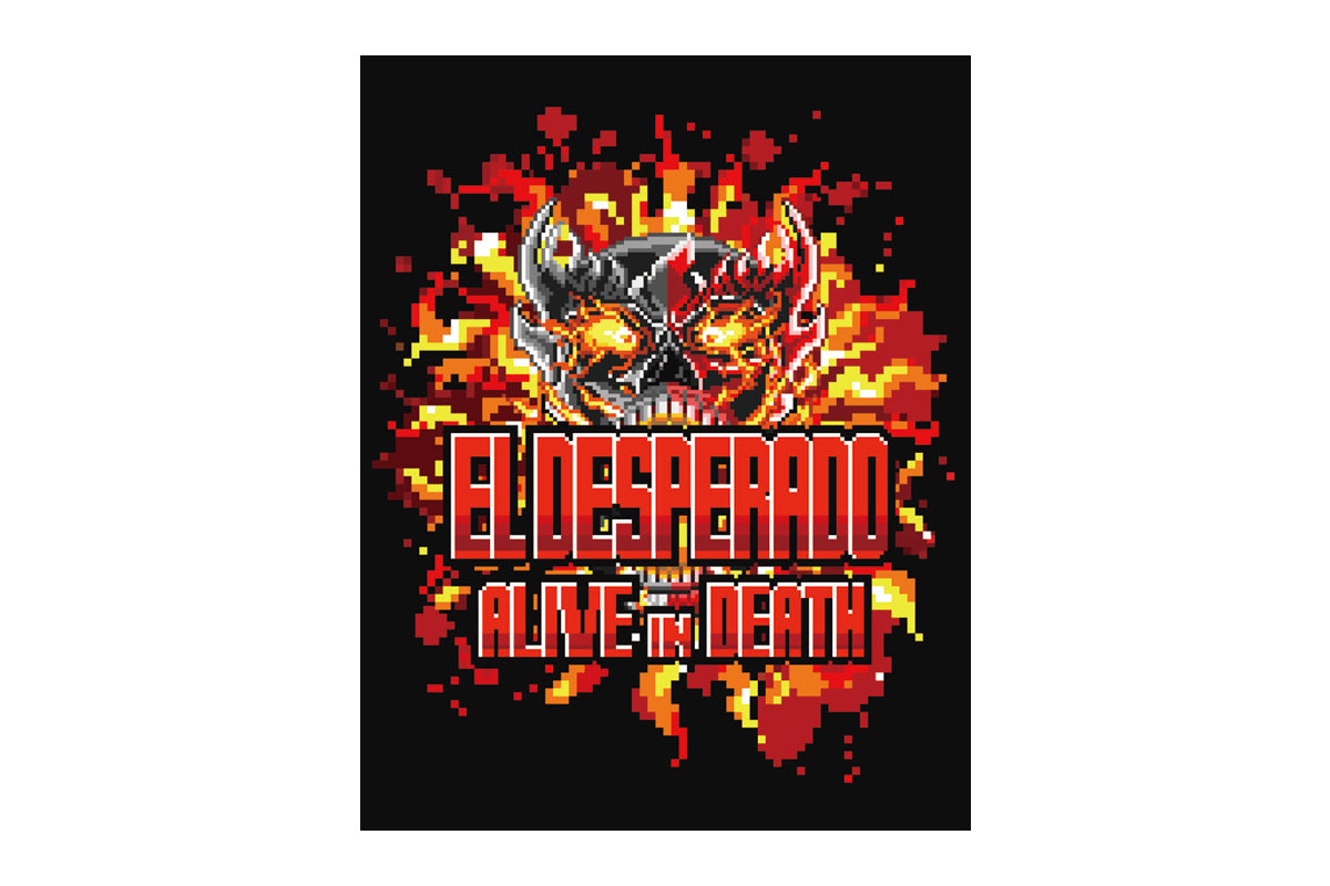 エル・デスペラード「dotswrestler」クリアファイル&ステッカー3枚1セット(ALIVE IN DEATH)