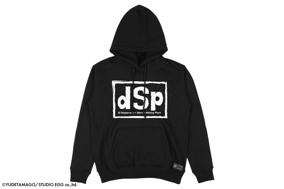 キン肉マンⅡ世コラボ エル・デスペラード&ケビンマスク プルオーバーパーカー(ブラック×ホワイト)