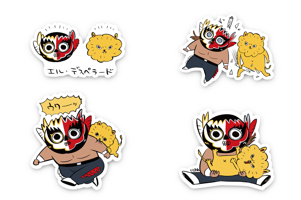 エル・デスペラード × 川尻こだま コラボステッカーセット