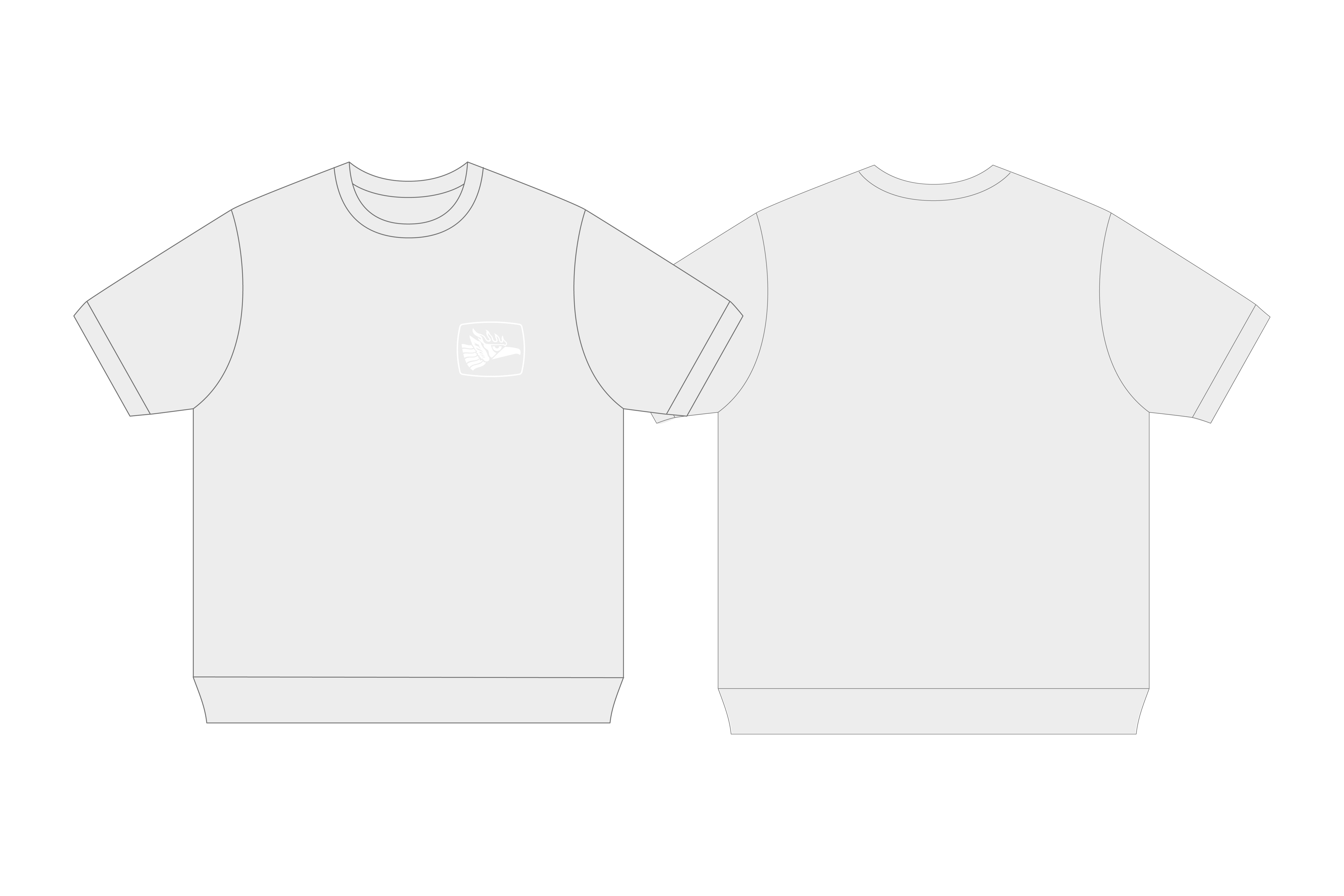 エル・デスペラード スウェットセットアップ(ショートスリーブ&ショーツ・アッシュ)