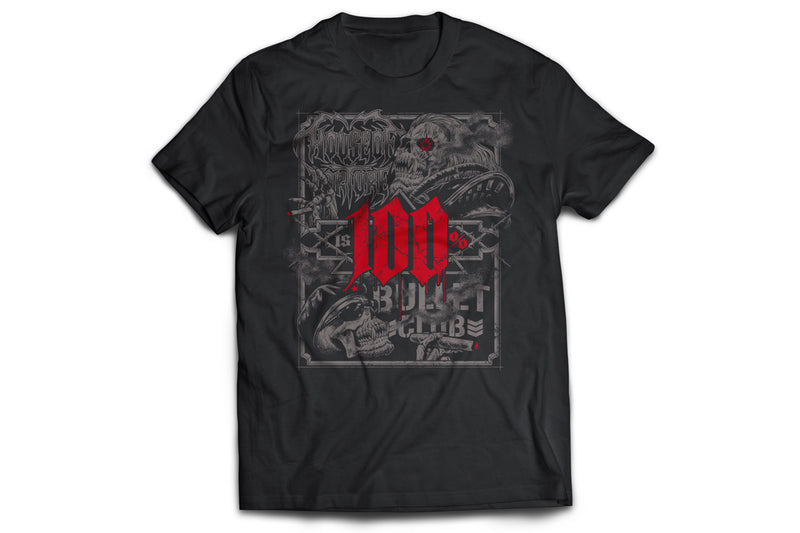 EVIL＆ディック東郷「HOUSE OF TORTURE IS 100% BULLET CLUB」Tシャツ