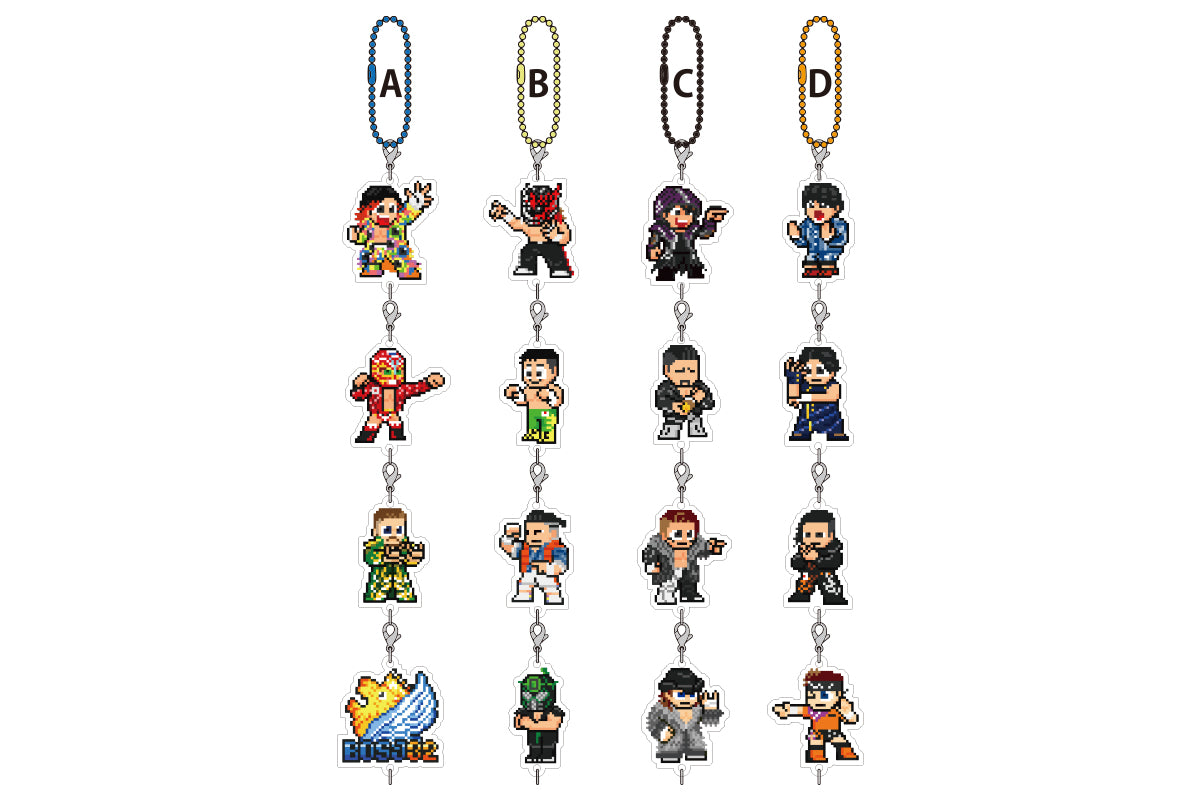「dotswrestler」つながるアクリルキーホルダー(BOSJ32)/Bセット