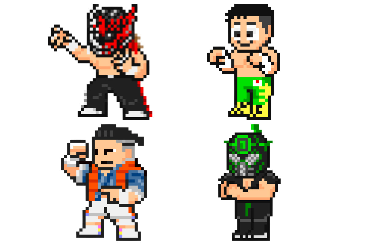 「dotswrestler」つながるアクリルキーホルダー(BOSJ32)/Bセット