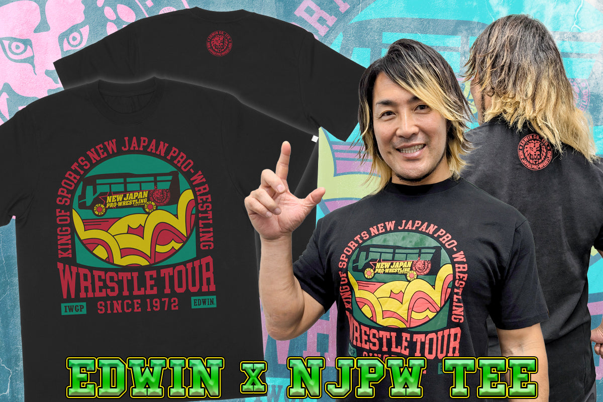 EDWIN×NJPW コラボTシャツ(WRESTLE TOUR 2024)