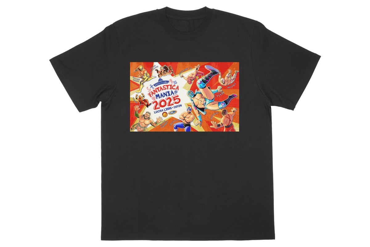 chihiro シーメールジャパン FANTASTICA MANIA 2025 大会記念イラストTシャツ(ブラック)