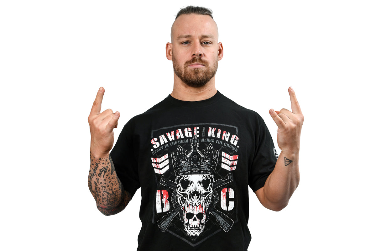 デビッド・フィンレー「HEAVY IS THE HEAD」Tシャツ