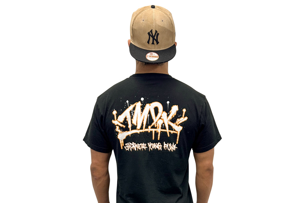 藤田晃生×Racquer freaks/SHAKU Tシャツ(ブラック)