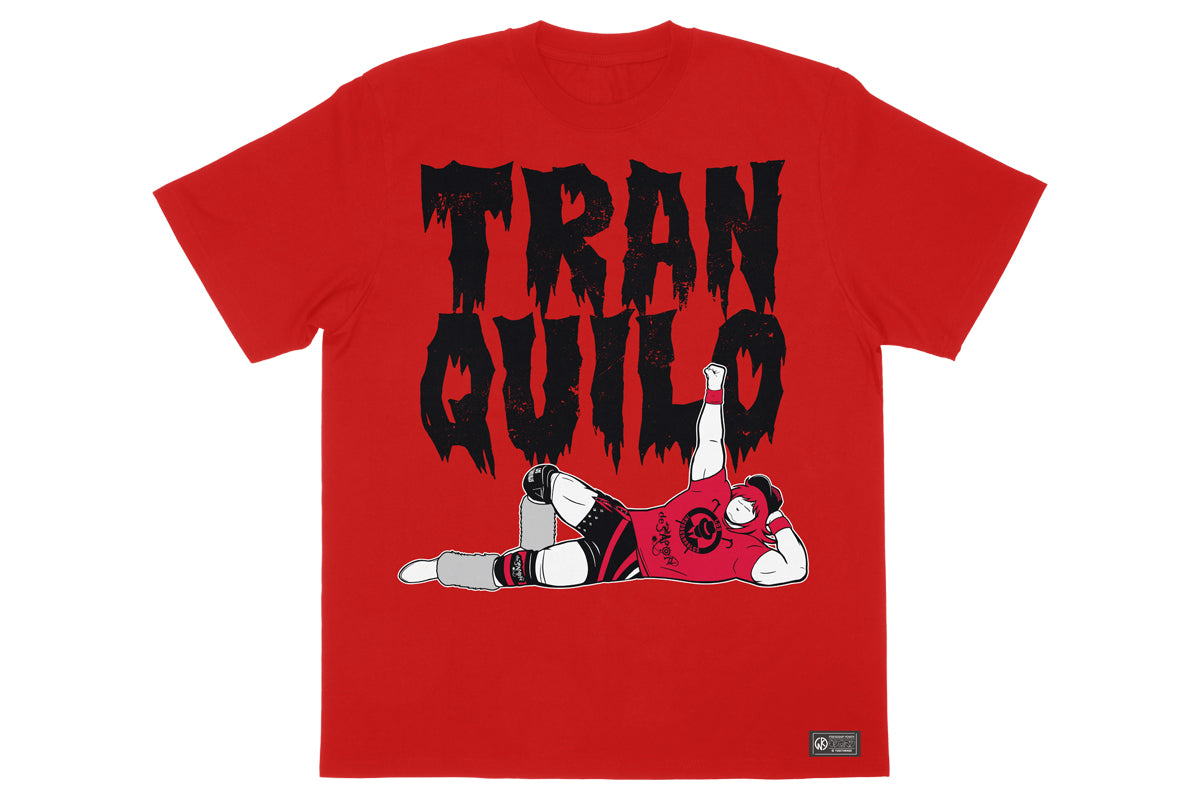 キン肉マンコラボ 内藤哲也×ジェロニモ「TRANQUILO」Tシャツ(レッド)