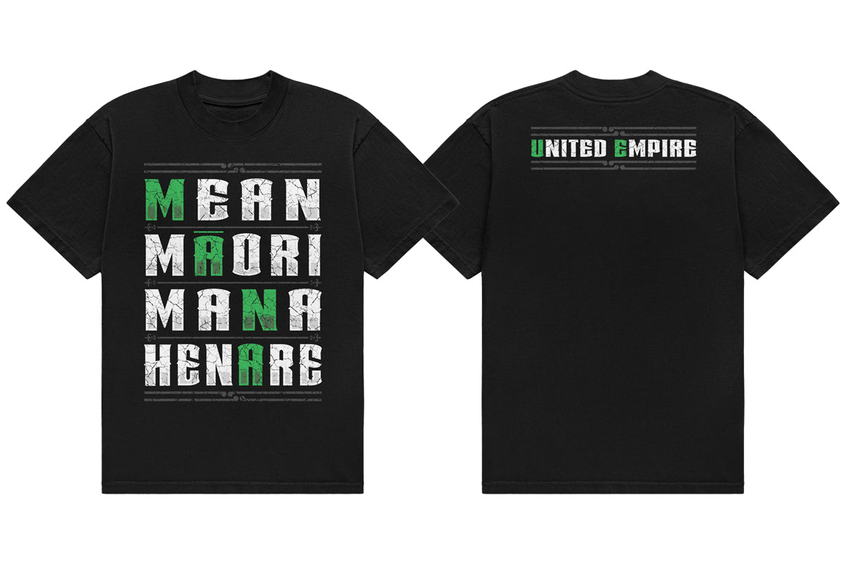 HENARE「MEAN MAORI MANA」Tシャツ