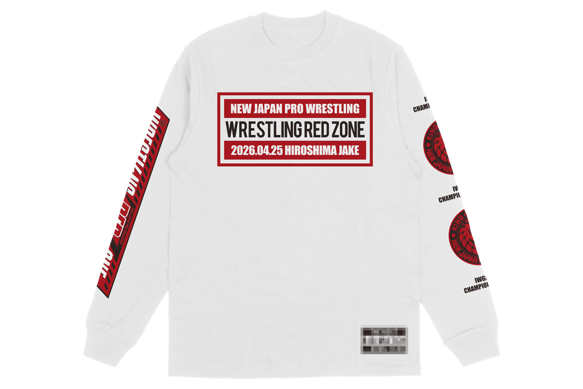 WRESTLING REDZONE in HIROSHIMA 大会記念ロングスリーブ(2026)