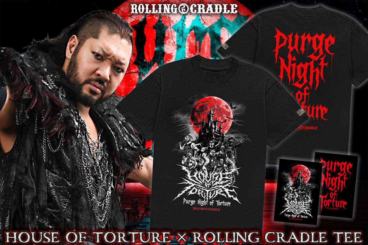 HOUSE OF TORTURE×ROLLING CRADLE「紅の月 ~TORTURE-VANIA~」Tシャツ