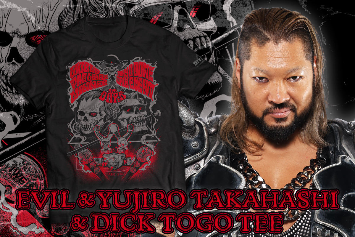 EVIL&高橋裕二郎&ディック東郷「H.O.T 1.4 DOME MAIN EVENT」Tシャツ