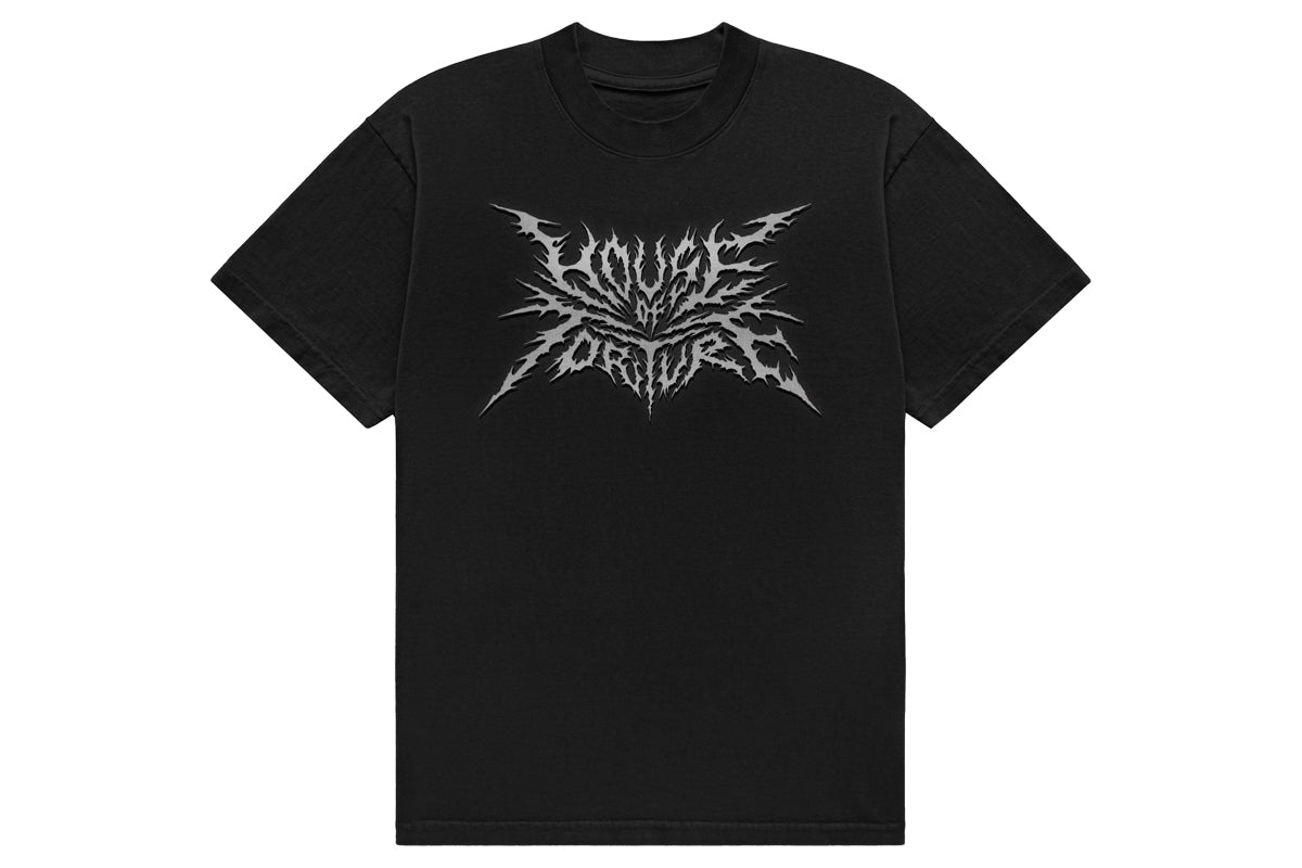 HOUSE OF TORTURE Tシャツ(2025・ブラック×シルバー)