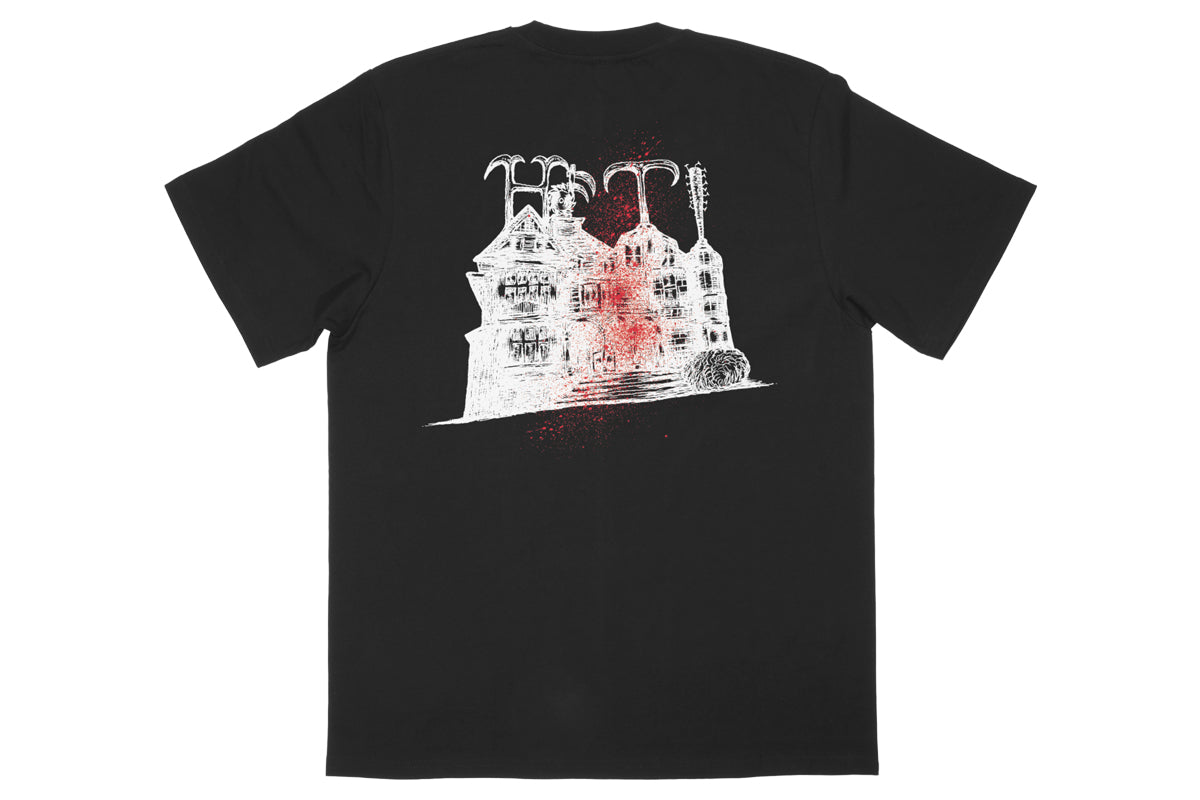 HOUSE OF TORTURE×AZI Collaboration T-Shirts(BLACK)