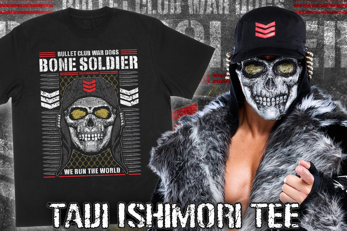 石森太二「BC WAR DOGS BONE SOLDIER」Tシャツ