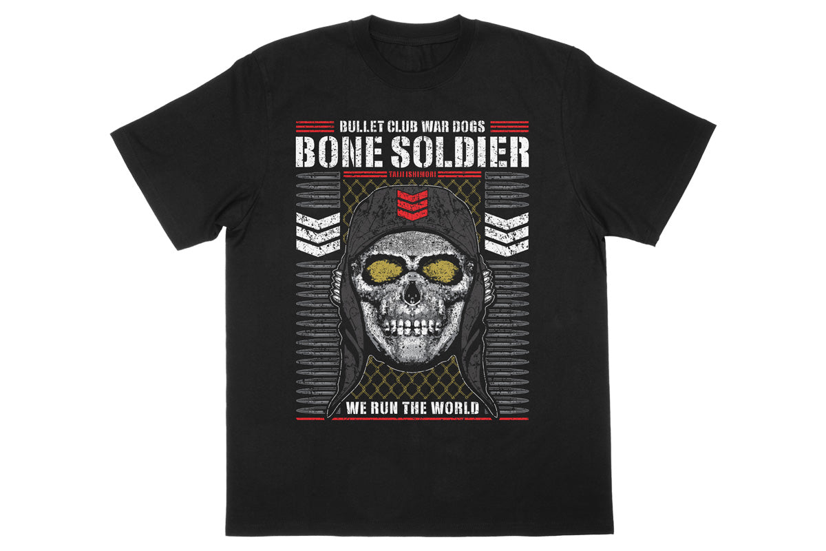 石森太二「BC WAR DOGS BONE SOLDIER」Tシャツ