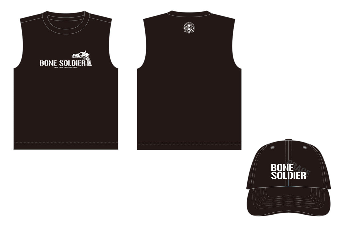 石森太二 スリーブレスシャツ&メッシュキャップ セット