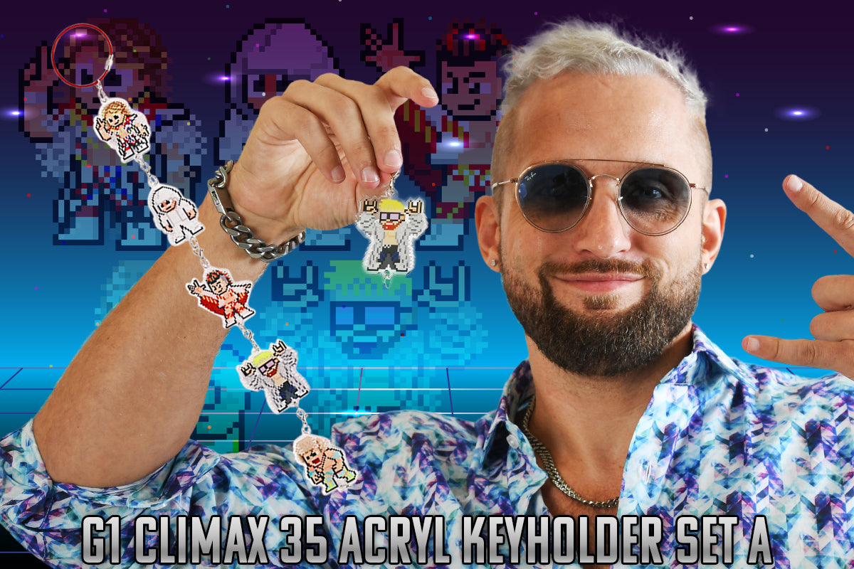 「dotswrestler」つながるアクリルキーホルダー(G1 CLIMAX 35)/Aセット