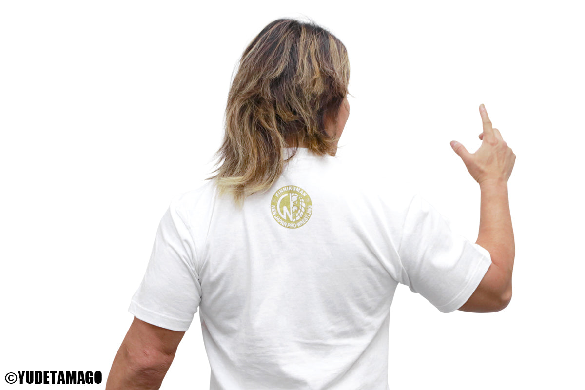 キン肉マンコラボ 棚橋弘至×ロビンマスク「SLING BLADE」Tシャツ(ホワイト)