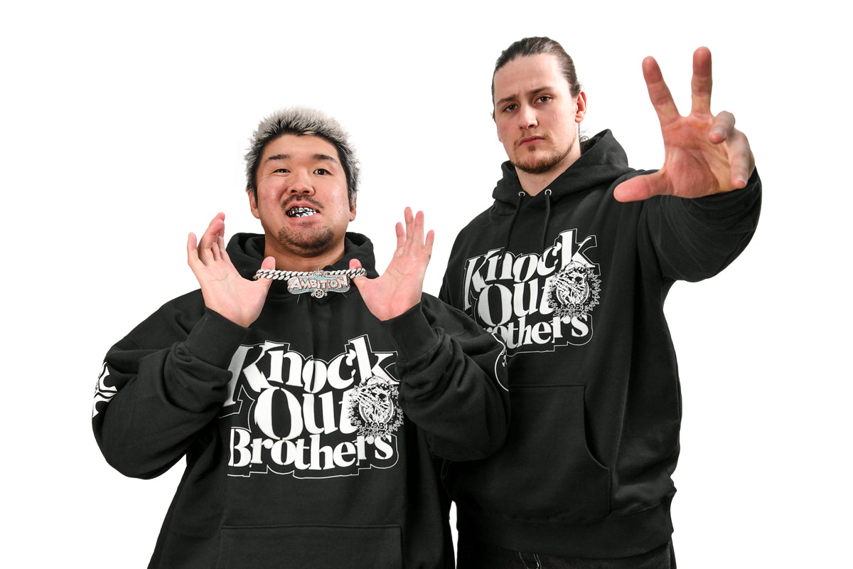Knock Out Brothers「K.O.B SYMBOL MARK」プルオーバーパーカー