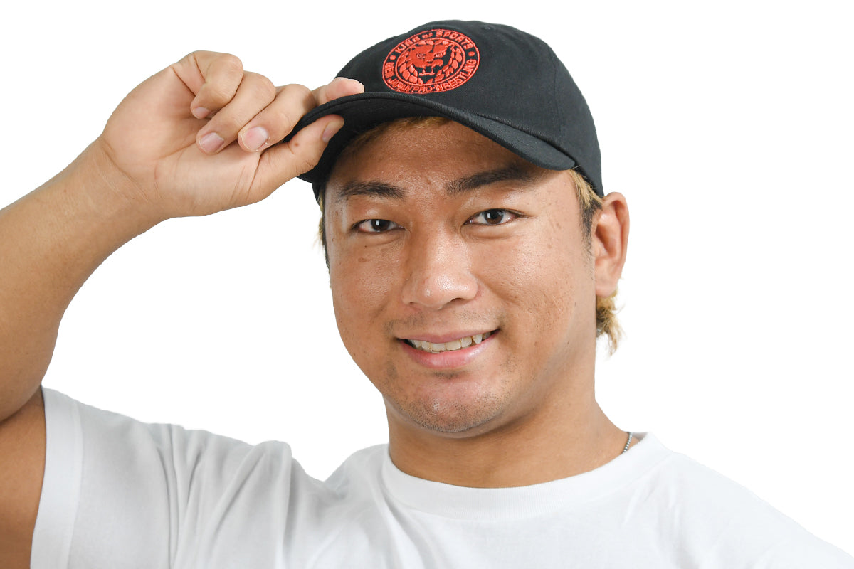 ライオンマーク ローキャップ(2025・ブラック×レッド)