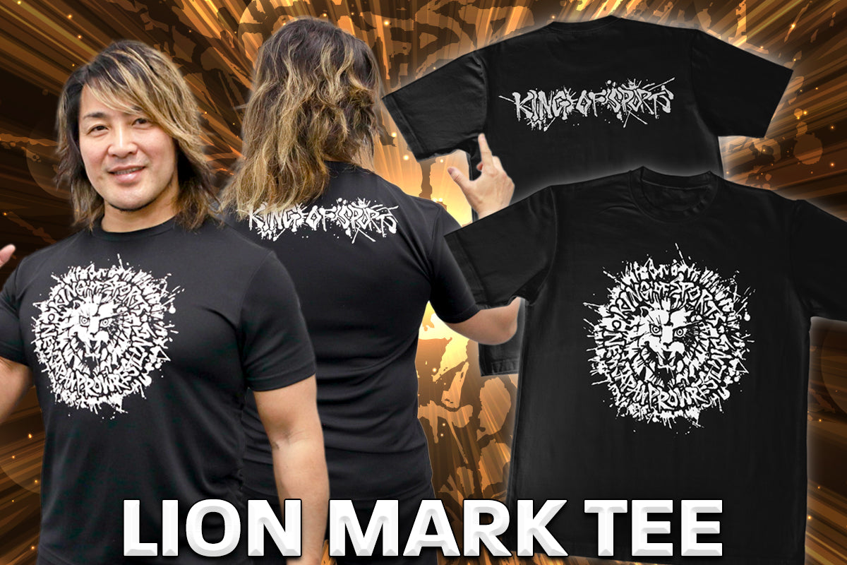 ライオンマーク ドライTシャツ(2025・ブラック×ホワイト)