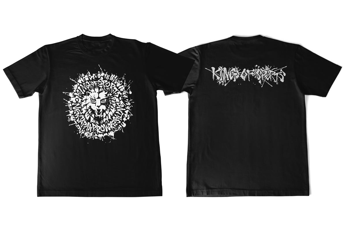 ライオンマーク ドライTシャツ(2025・ブラック×ホワイト)