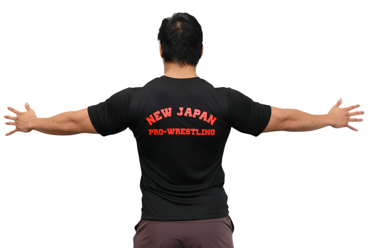 ライオンマーク ドライTシャツ(2025・ブラック×レッド×ゴールド)