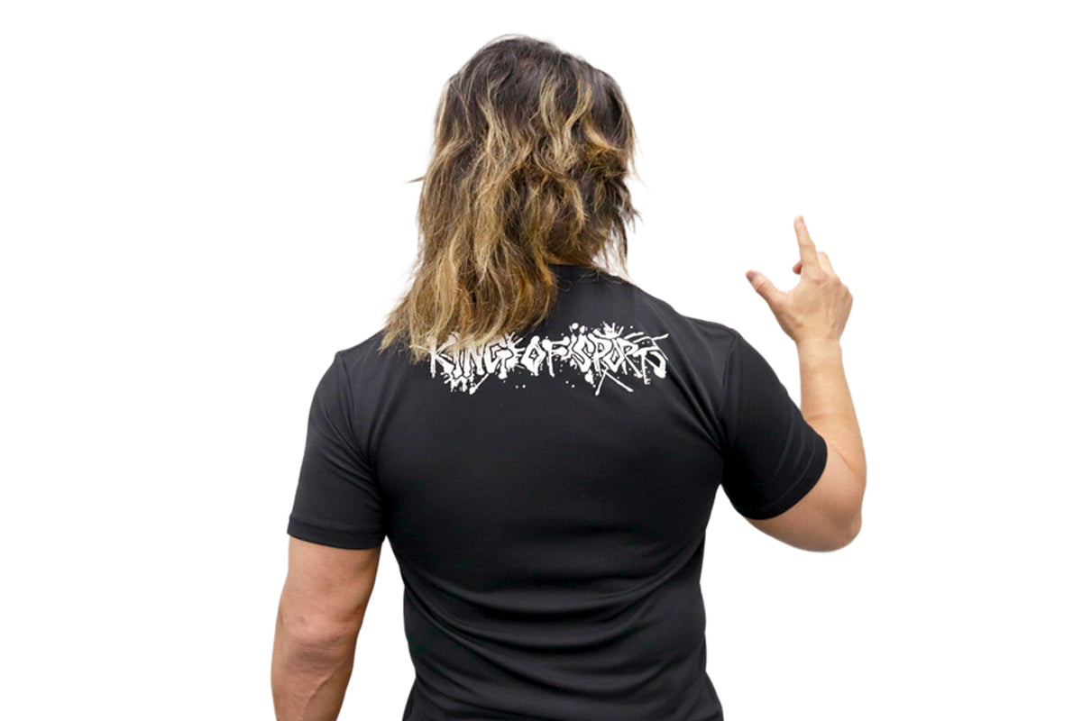 ライオンマーク ドライTシャツ(2025・ブラック×ホワイト)