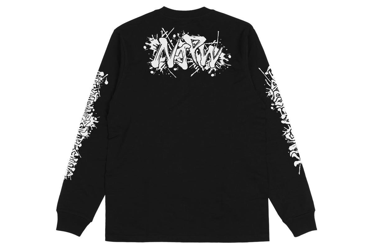 ライオンマーク ロングスリーブ(2025・ブラック×ホワイト)