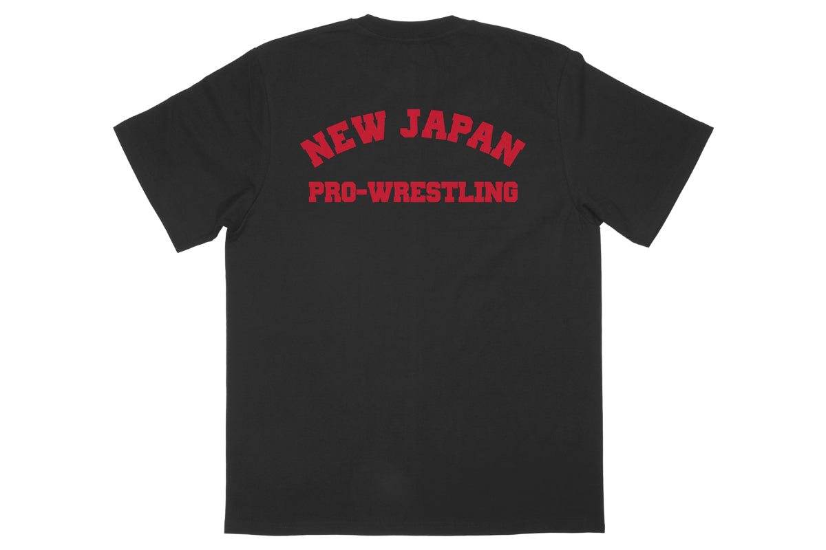 ライオンマーク Tシャツ(ブラック×レッド)