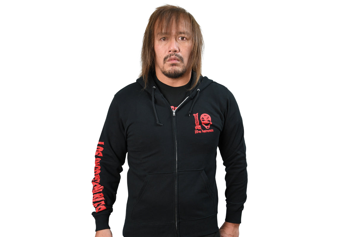 内藤哲也 ロス・インゴベルナブレス パーカー 2025(レッド)