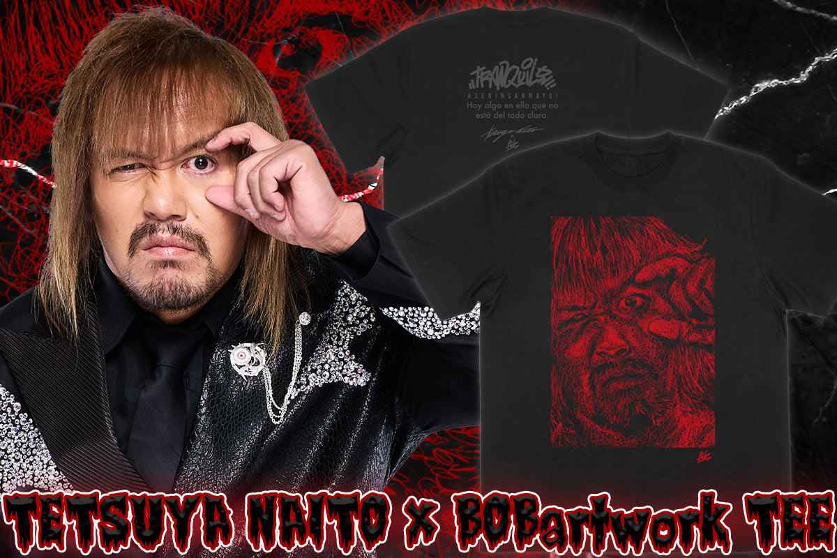 内藤哲也 × BOBartwork コラボTシャツ