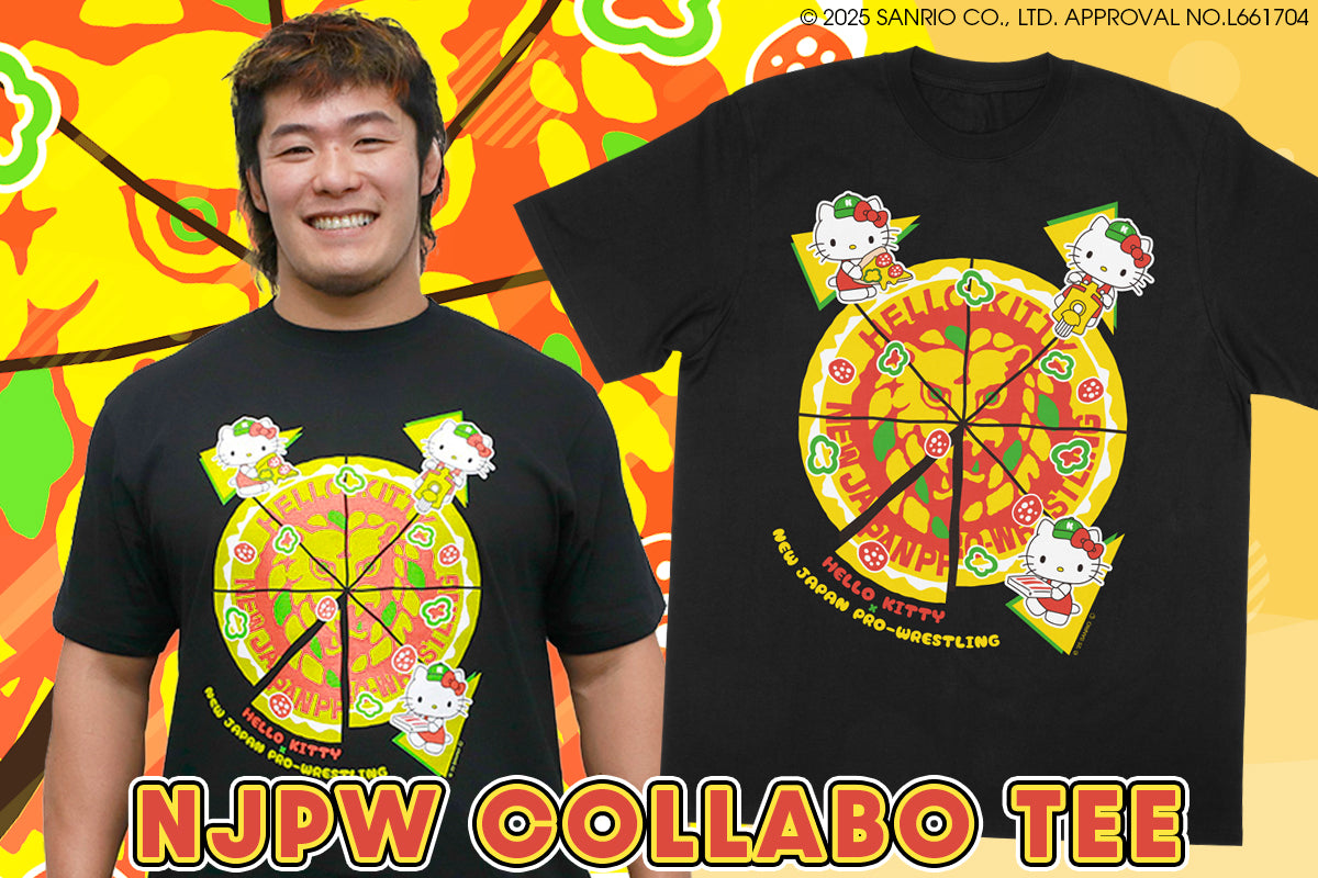 新日本プロレス×ハローキティ コラボTシャツ(PIZZA)