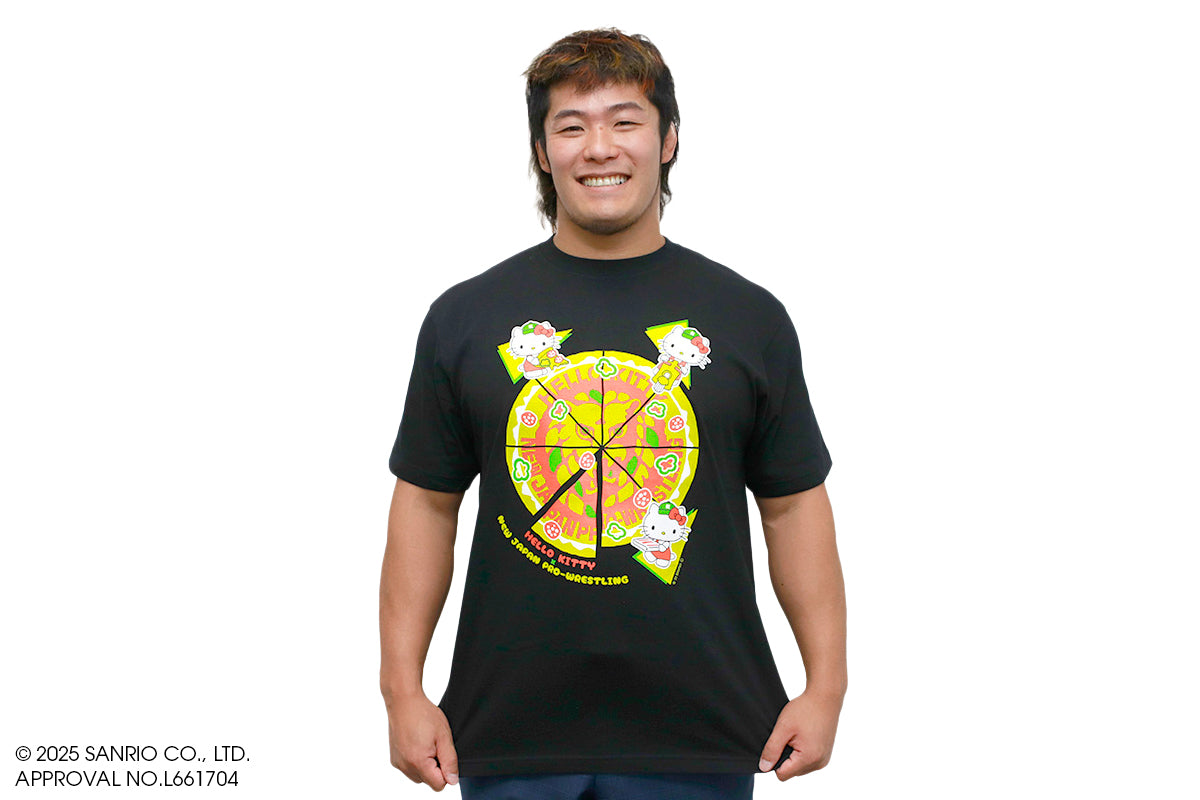 新日本プロレス×ハローキティ コラボTシャツ(PIZZA)