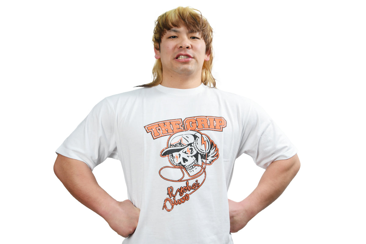 大岩陵平「THUNDERBOLT SKULL」Tシャツ