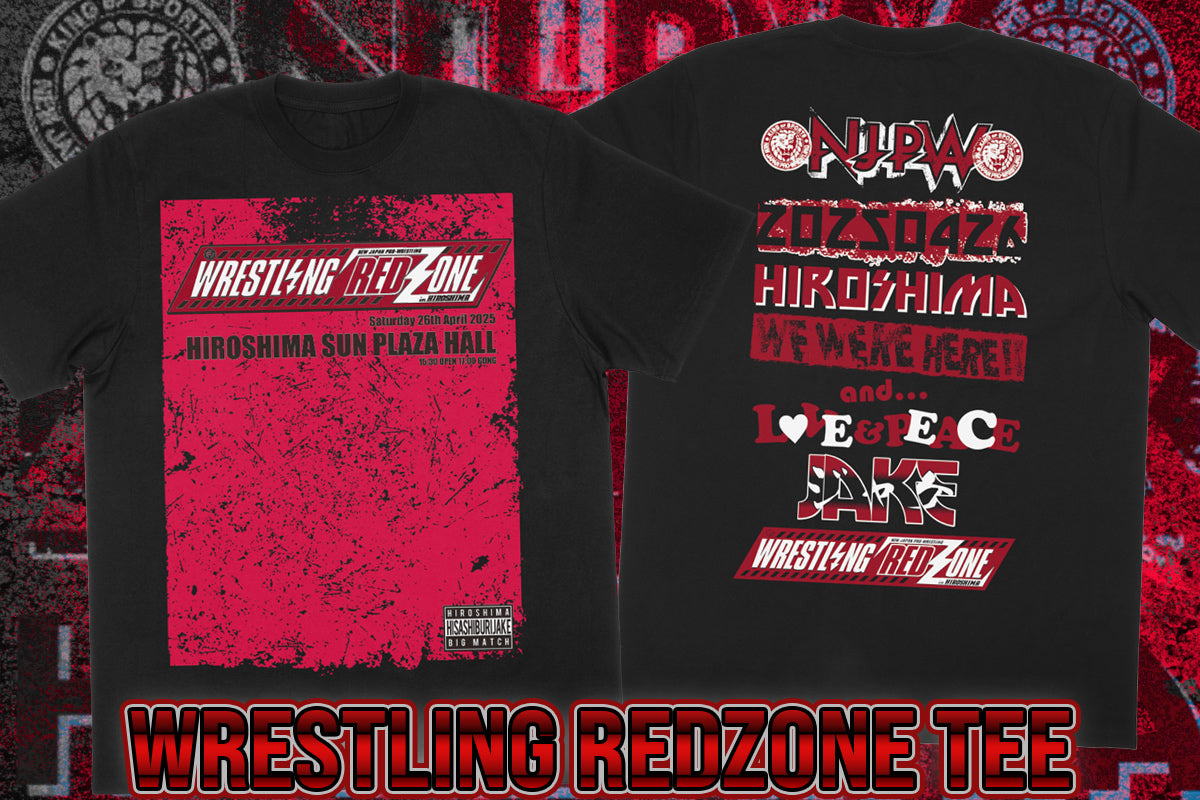 WRESTLING REDZONE in HIROSHIMA 大会記念Tシャツ(2025)
