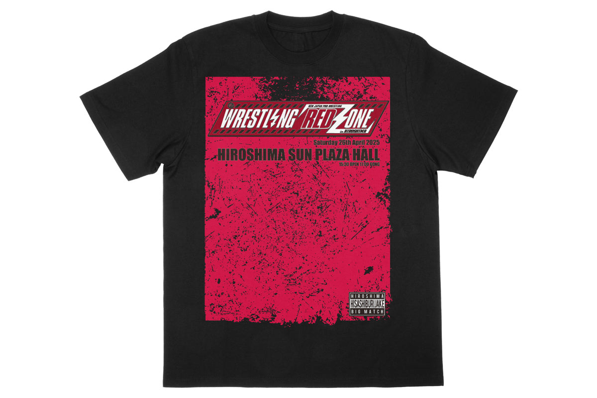 WRESTLING REDZONE in HIROSHIMA 大会記念Tシャツ(2025)