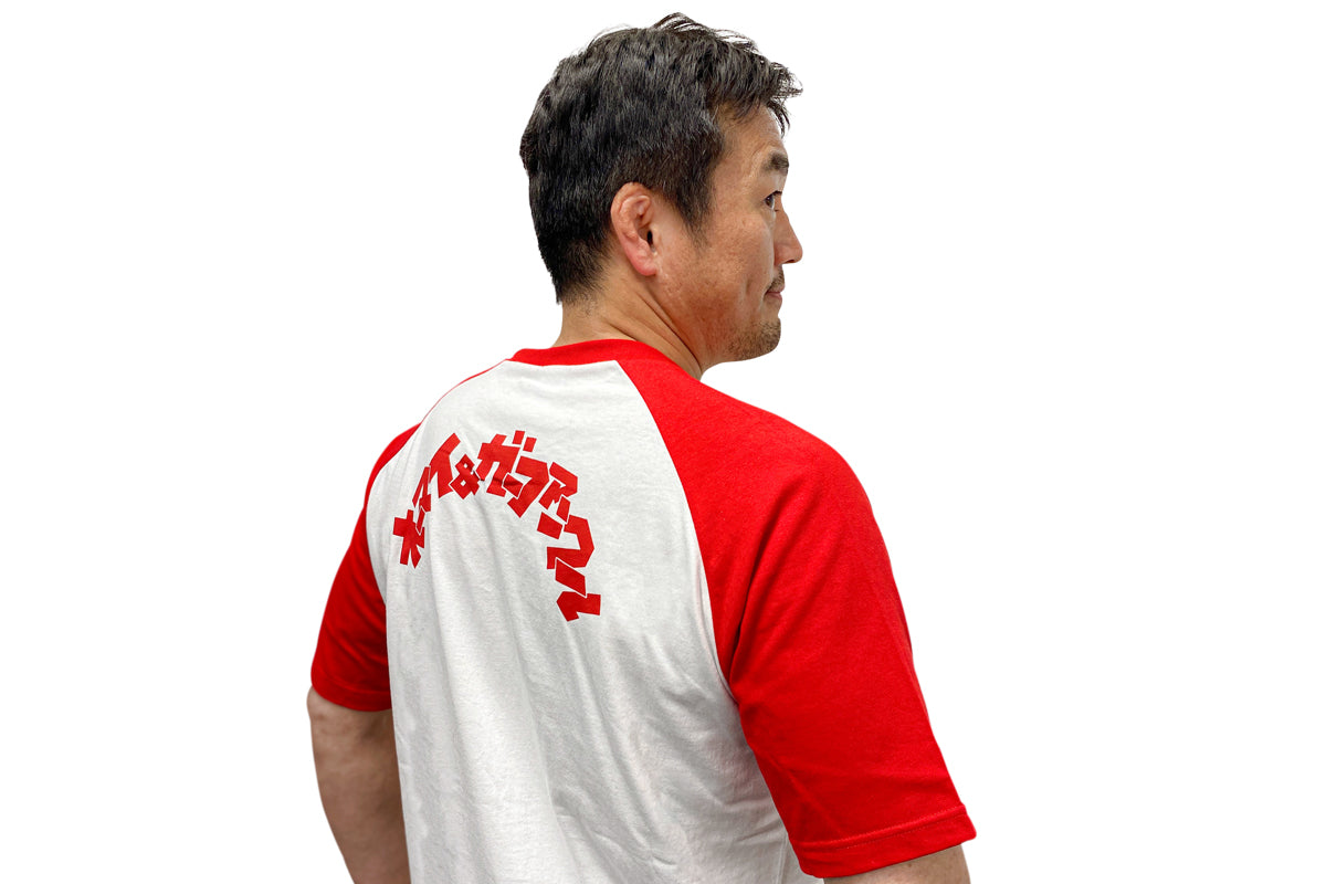 田口隆祐 ラグランTシャツ(レッド)