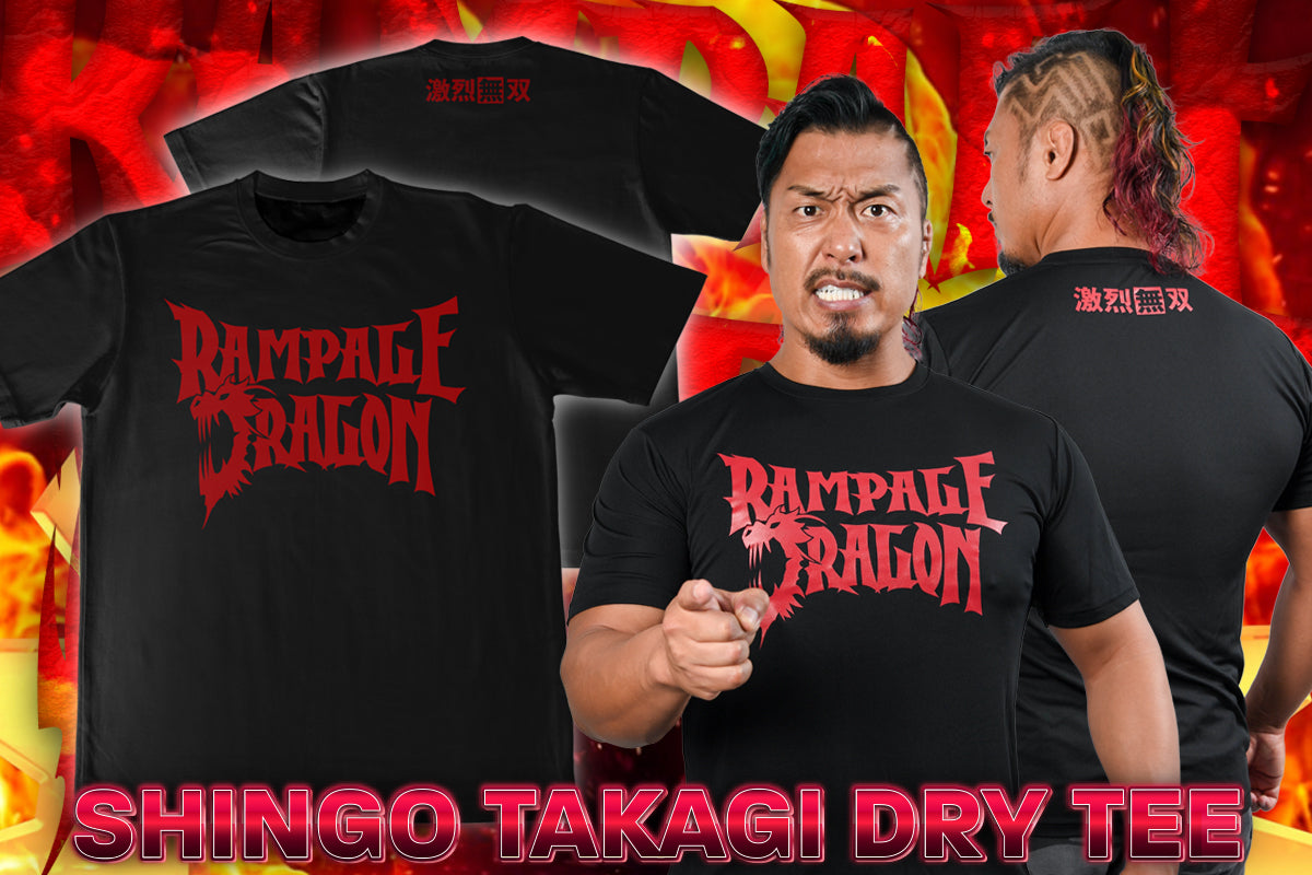 鷹木信悟「RAMPAGE DRAGON」ドライTシャツ