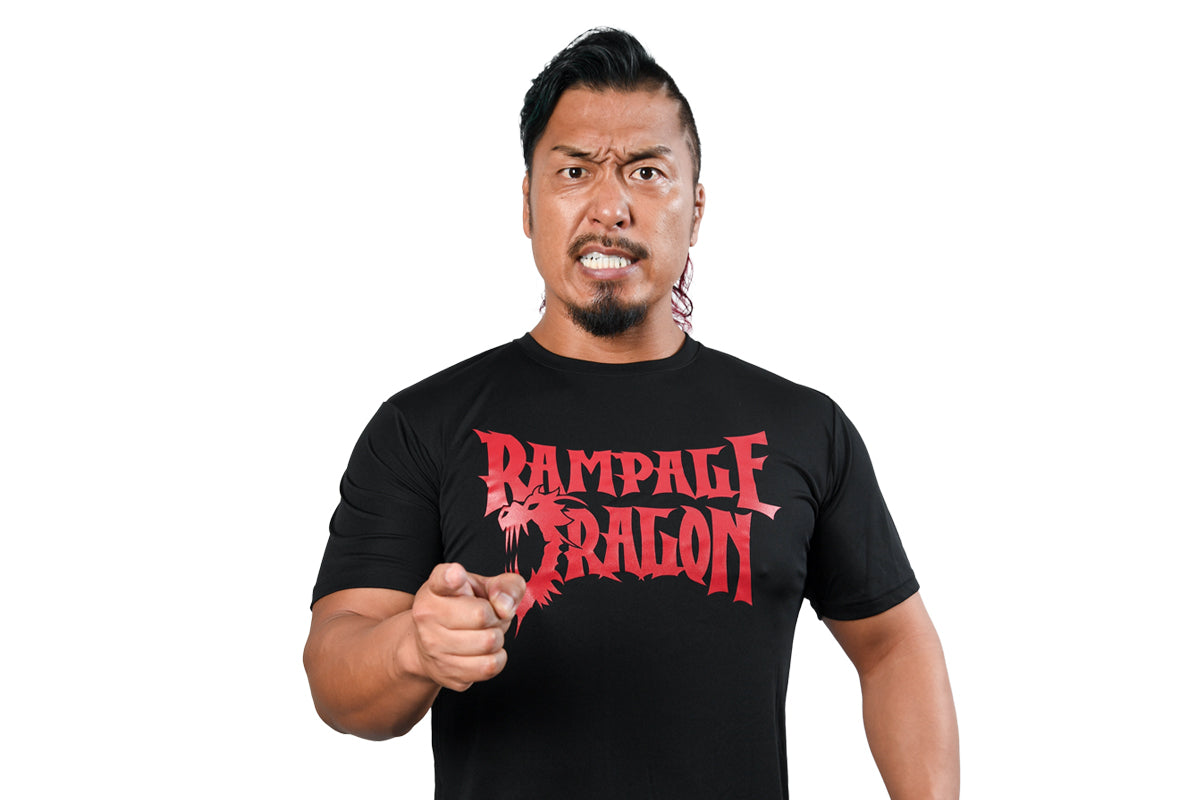鷹木信悟「RAMPAGE DRAGON」ドライTシャツ