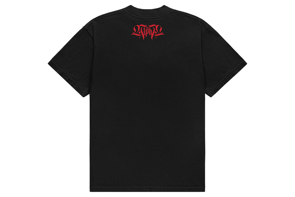 KONOSUKE TAKESHITA「THE ALPHA hand sign」Tシャツ