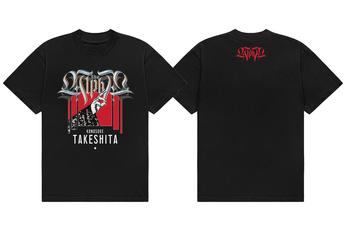 KONOSUKE TAKESHITA「THE ALPHA hand sign」Tシャツ