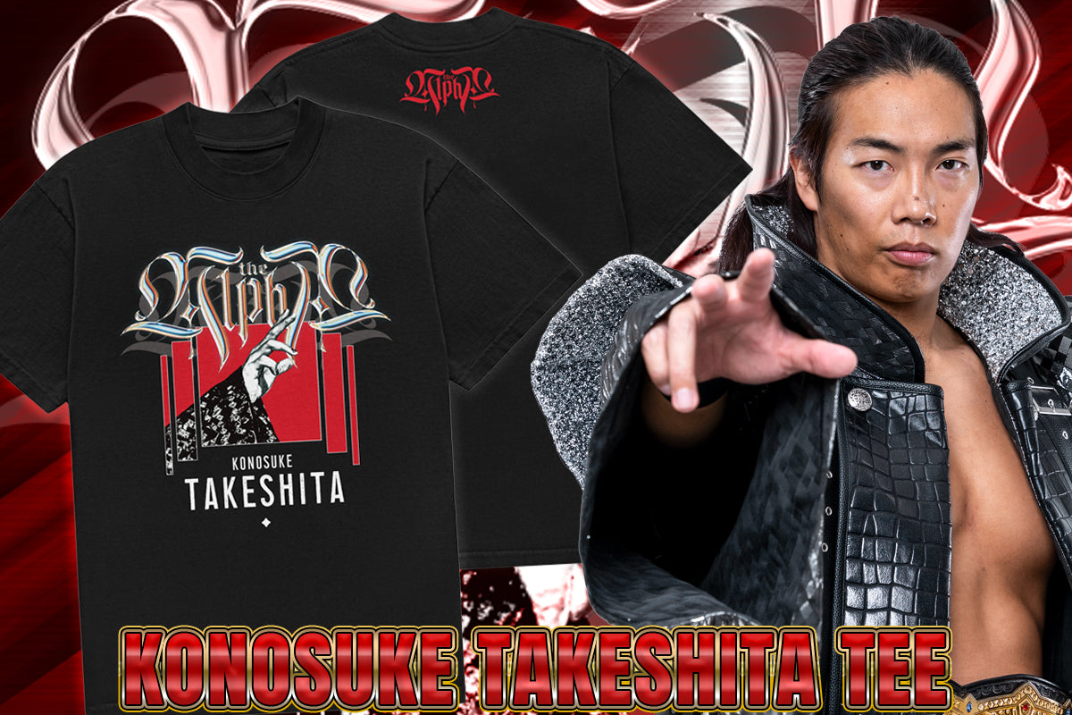 KONOSUKE TAKESHITA「THE ALPHA hand sign」Tシャツ