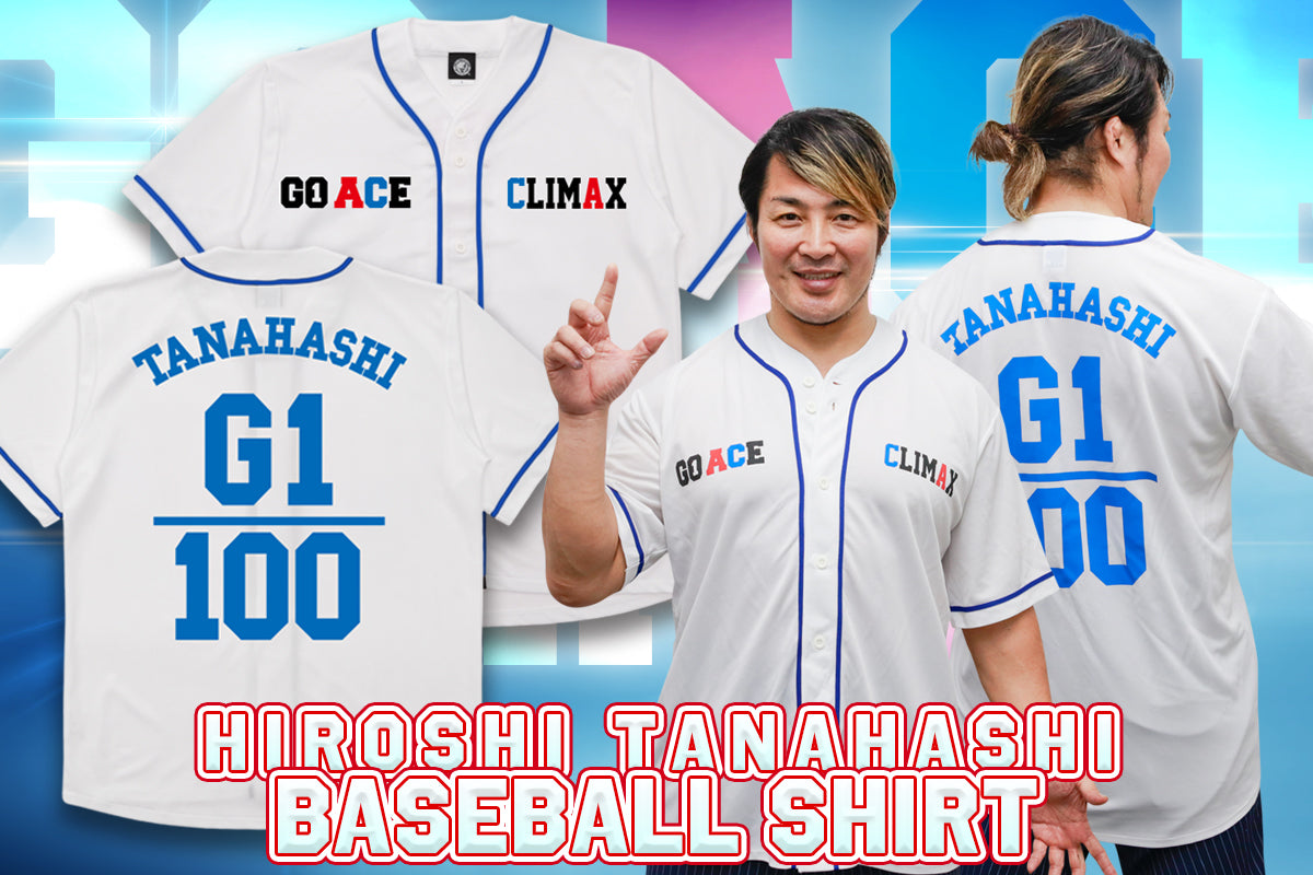 棚橋弘至「GO ACE CLIMAX」べースボールシャツ