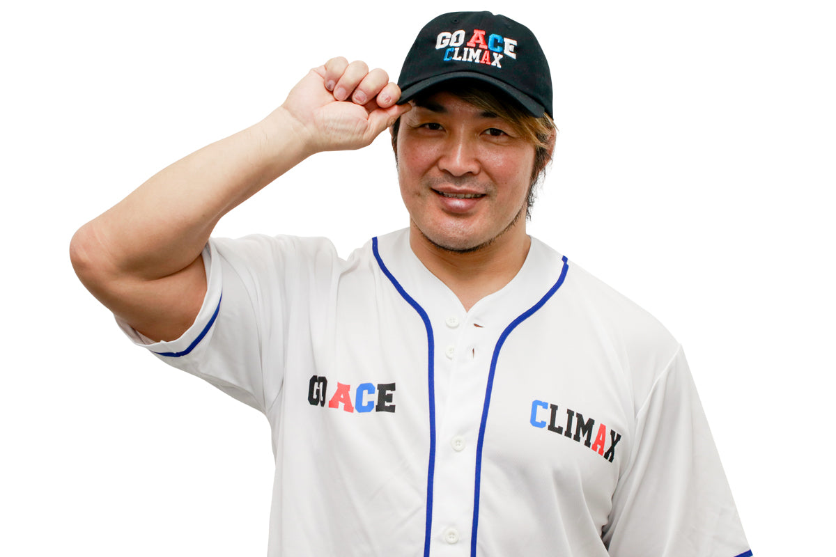 棚橋弘至「GO ACE CLIMAX」べースボールシャツ